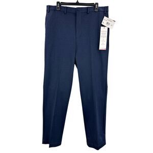 Calvin Klein Men's Knit Slim-Fit Suit Separate Pants, Navy, 36Wx30L